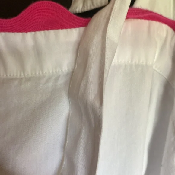 Crown & Ivy , Tiered, Ruffled, And Smocked RainbowWhte Dress 🌈 Cottagecore Large - Picture 7 of 10